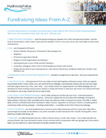Fundraising Ideas A-Z