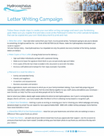 Letter Writing Campaign